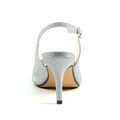 Silver - Back - Lunar Womens-Ladies Sariyah Sling Back Court Shoes