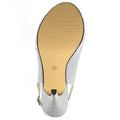 Silver - Lifestyle - Lunar Womens-Ladies Sariyah Sling Back Court Shoes