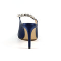 Blue - Side - Lunar Womens-Ladies Latoya Sling Back Court Shoes