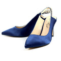 Blue - Front - Lunar Womens-Ladies Latoya Sling Back Court Shoes