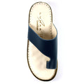 Blue - Close up - Lunar Womens-Ladies Shore Leather Sandals