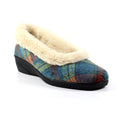 Blue - Front - Lunar Womens-Ladies Hoxton Slippers