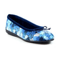 Blue - Front - Lunar Womens-Ladies Cancun Multi-Tone Slippers
