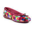 Heather - Front - Lunar Womens-Ladies Cancun Multi-Tone Slippers