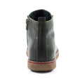 Green - Back - Lunar Womens-Ladies Claire Leather Ankle Boots