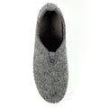 Grey - Lifestyle - Lunar Womens-Ladies Colette Leather Slippers
