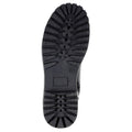 Black - Pack Shot - Lunar Womens-Ladies Regan Croc Ankle Boots