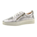 Silver - Lifestyle - Lunar Womens-Ladies Aria Leather Trainers