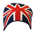 Navy-White-Red - Back - Mens Great Britain Union Jack Flag Winter Beanie Hat