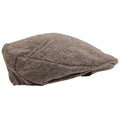 Brown - Front - Mens Traditional Lined Flat Cap