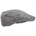 Dogstooth - Front - Mens Traditional Lined Flat Cap