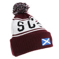 Maroon - Front - Devoted2style Adults Unisex Scotland Winter Hat