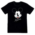 Black-White - Front - Disney Unisex Adult Mickey Mouse T-Shirt