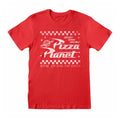 Red - Front - Toy Story Unisex Adult Pizza Planet T-Shirt