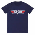 Navy - Front - Top Gun Unisex Adult Logo T-Shirt