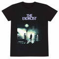 Black - Front - Exorcist Unisex Adult Movie Poster T-Shirt