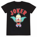 Black - Front - The Simpsons Unisex Adult Krusty The Clown T-Shirt