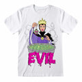 White - Front - Snow White And The Seven Dwarfs Unisex Adult Evil Queen T-Shirt