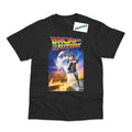 Black - Side - Back To The Future Unisex Adult Poster T-Shirt