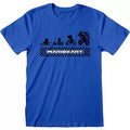 Royal Blue-Black - Front - Mario Kart Unisex Adult T-Shirt
