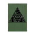 Green - Pack Shot - Nintendo Unisex Adult Triforce Legend Of Zelda T-Shirt