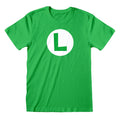 Green-White - Side - Super Mario Unisex Adult Luigi T-Shirt