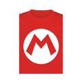 Red-White - Pack Shot - Super Mario Unisex Adult Logo T-Shirt