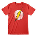Red-White-Yellow - Side - Flash Unisex Adult Logo T-Shirt