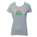 Heather Grey - Front - Friends Womens-Ladies Central Perk T-Shirt