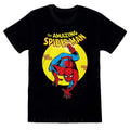Black-Yellow-Red - Front - Spider-Man Mens T-Shirt