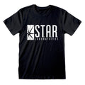 Black - Front - The Flash Unisex Adult Star Labs T-Shirt