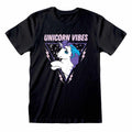 Black-White-Blue - Front - My Little Pony Unisex Adult Unicorn Vibes T-Shirt