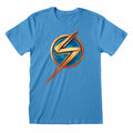 Blue-Gold - Front - Ms Marvel Unisex Adult Symbol T-Shirt