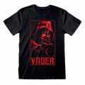 Black-Red - Front - Star Wars: Obi-Wan Kenobi Unisex Adult Darth Vader T-Shirt