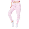 Pink - Front - Hype Womens-Ladies Script Joggers