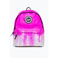 Dark Pink-Silver - Front - Hype Holographic Backpack