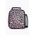 Pink-Black - Back - Hype Rainbow Leopard Lunch Bag