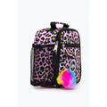 Pink-Black - Side - Hype Rainbow Leopard Lunch Bag