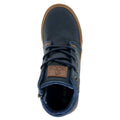 Navy-Camel - Pack Shot - Iguana Childrens-Kids Hastin Mid Cut Casual Shoes