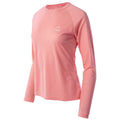 Flamingo Pink - Side - Elbrus Womens-Ladies Almar Logo Long-Sleeved T-Shirt