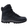 Black-Dark Grey - Side - Elbrus Mens Spike Waterproof Mid Cut Snow Boots