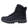 Black-Dark Grey - Lifestyle - Elbrus Mens Spike Waterproof Mid Cut Snow Boots