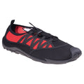 Black-Fiery Red - Front - Aquawave Mens Gimani Water Shoes