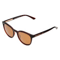Shiny Brown - Side - Aquawave Unisex Adult Guana Leopard Print Sunglasses