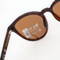 Shiny Brown - Lifestyle - Aquawave Unisex Adult Guana Leopard Print Sunglasses