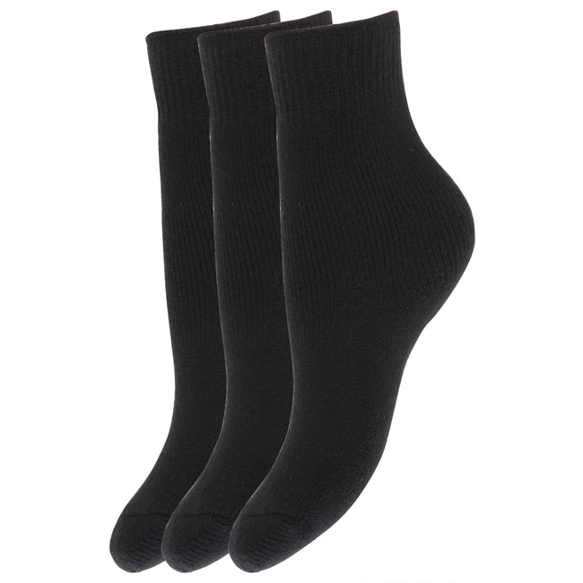 Black - Front - FLOSO Childrens Boys-Girls Winter Thermal Socks (Pack Of 3)