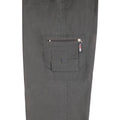 Grey - Lifestyle - Krisp Mens Multi Pocket Cargo Trousers