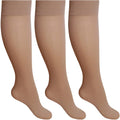 Natural - Front - Joanna Gray Womens-Ladies 70 Denier Trouser Sock (3 Pairs)