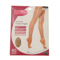 Light Toast - Back - Silky Womens-Ladies Dance Shimmer Full Foot Tights (1 Pair)