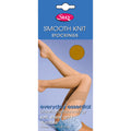 Natural Tan - Front - Silky Womens-Ladies Smooth Knit Stockings (1 Pairs)